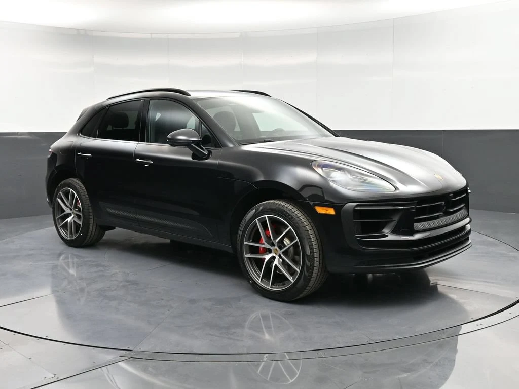 2026 Porsche Macan S for sale, front three-quarter view, Black
