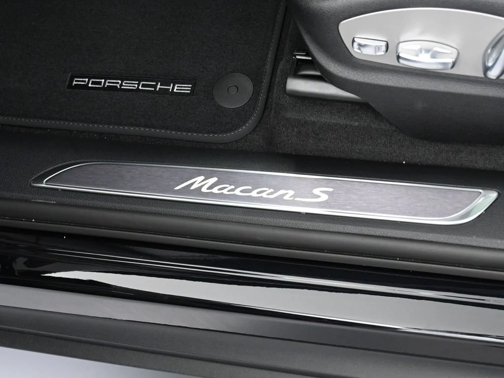 2026 Porsche Macan S interior, door sill, Black