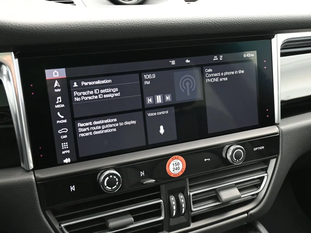 2026 Porsche Macan S interior, Black