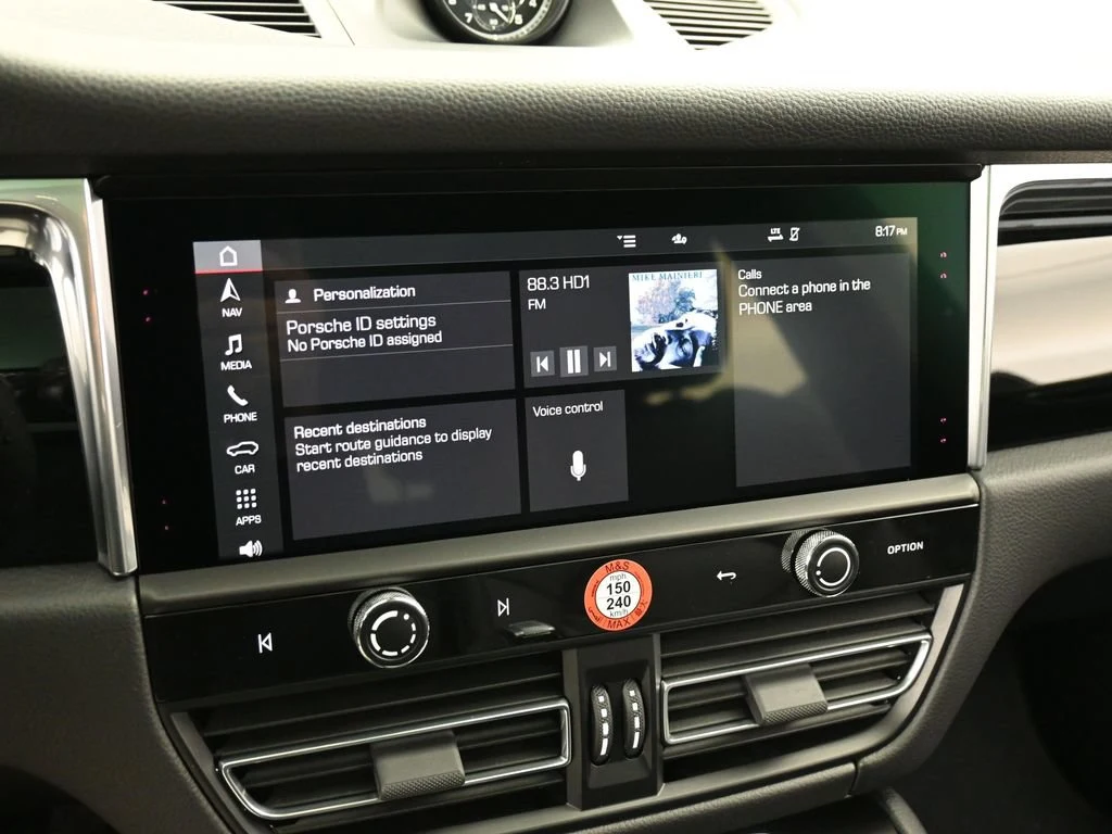 2026 Porsche Macan S interior, dashboard, Black