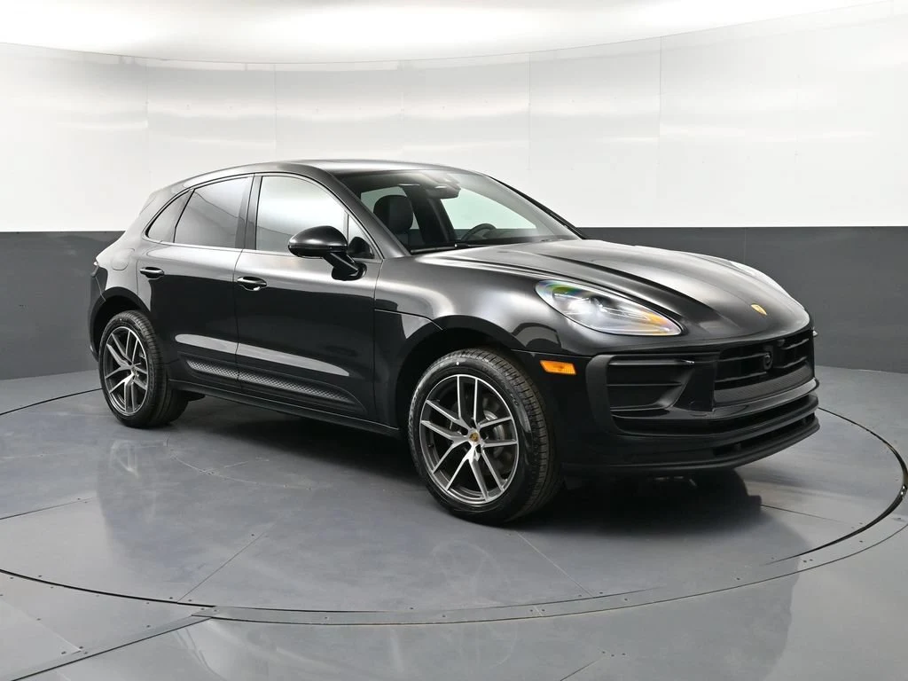 2026 Porsche Macan for sale, front three-quarter view, Black