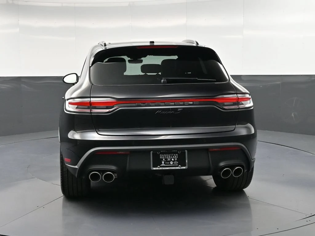 2026 Porsche Macan S, rear three-quarter view, Black