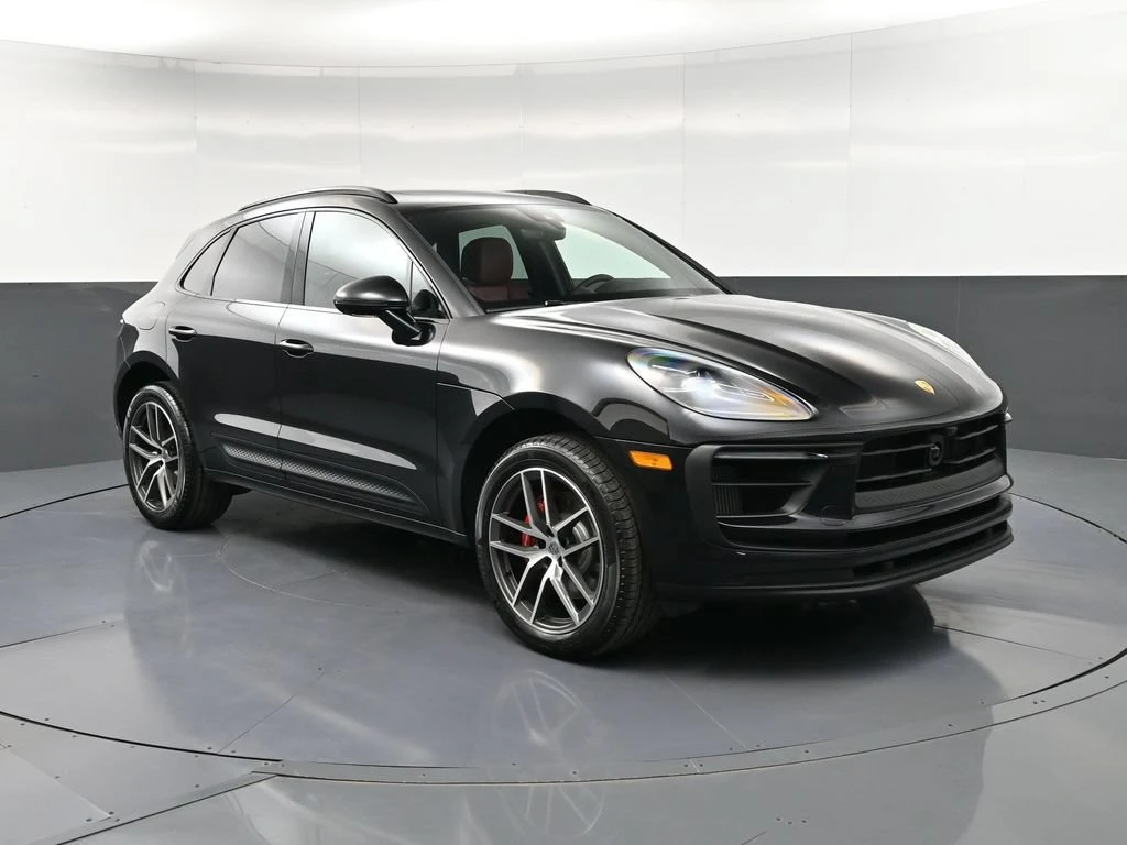 2026 Porsche Macan S for sale, front three-quarter view, Black
