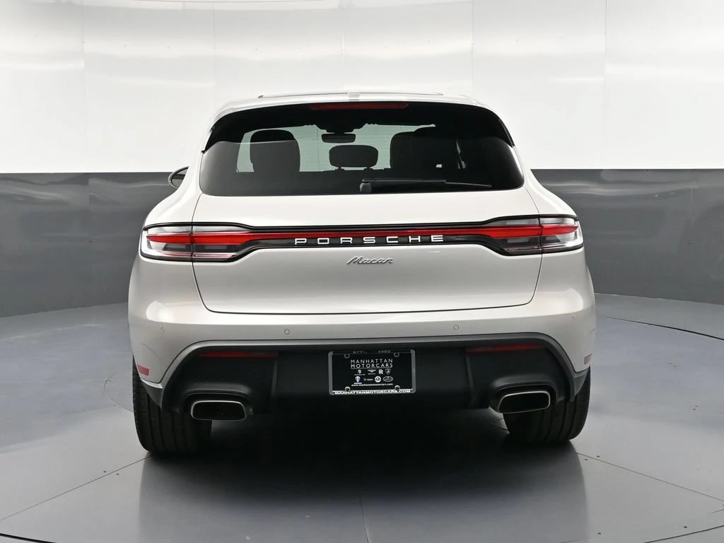 2026 Porsche Macan, rear three-quarter view, Grey