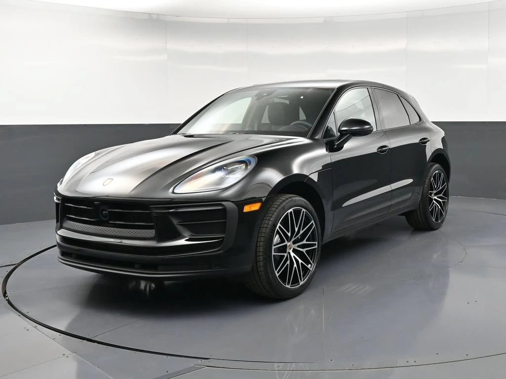 2026 Porsche Macan for sale, front three-quarter view, Black
