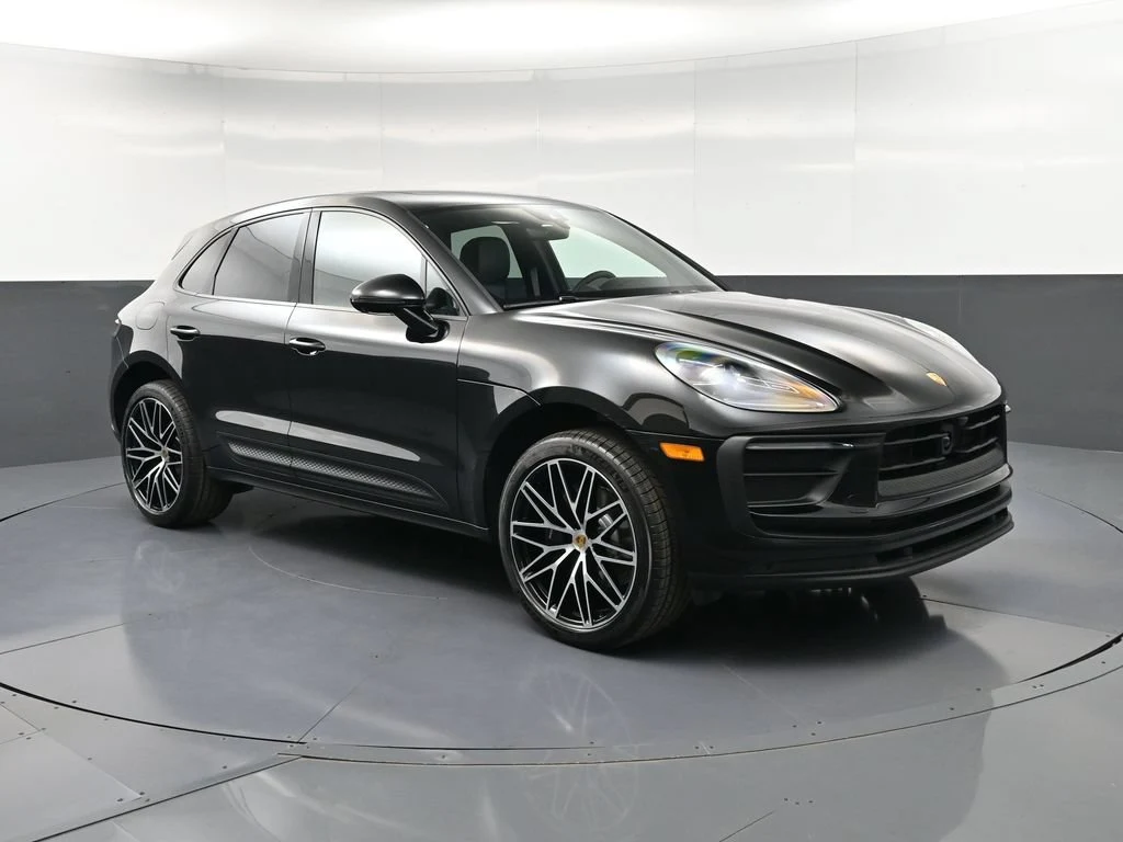 2026 Porsche Macan for sale, front three-quarter view, Black