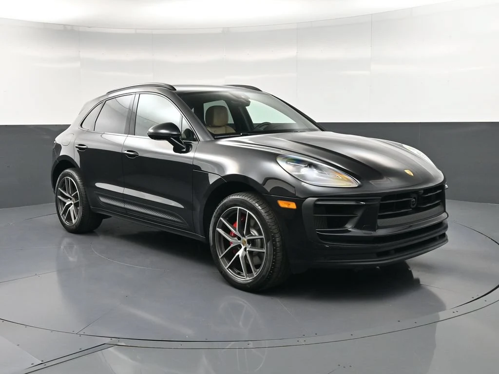2026 Porsche Macan S for sale, front three-quarter view, Black