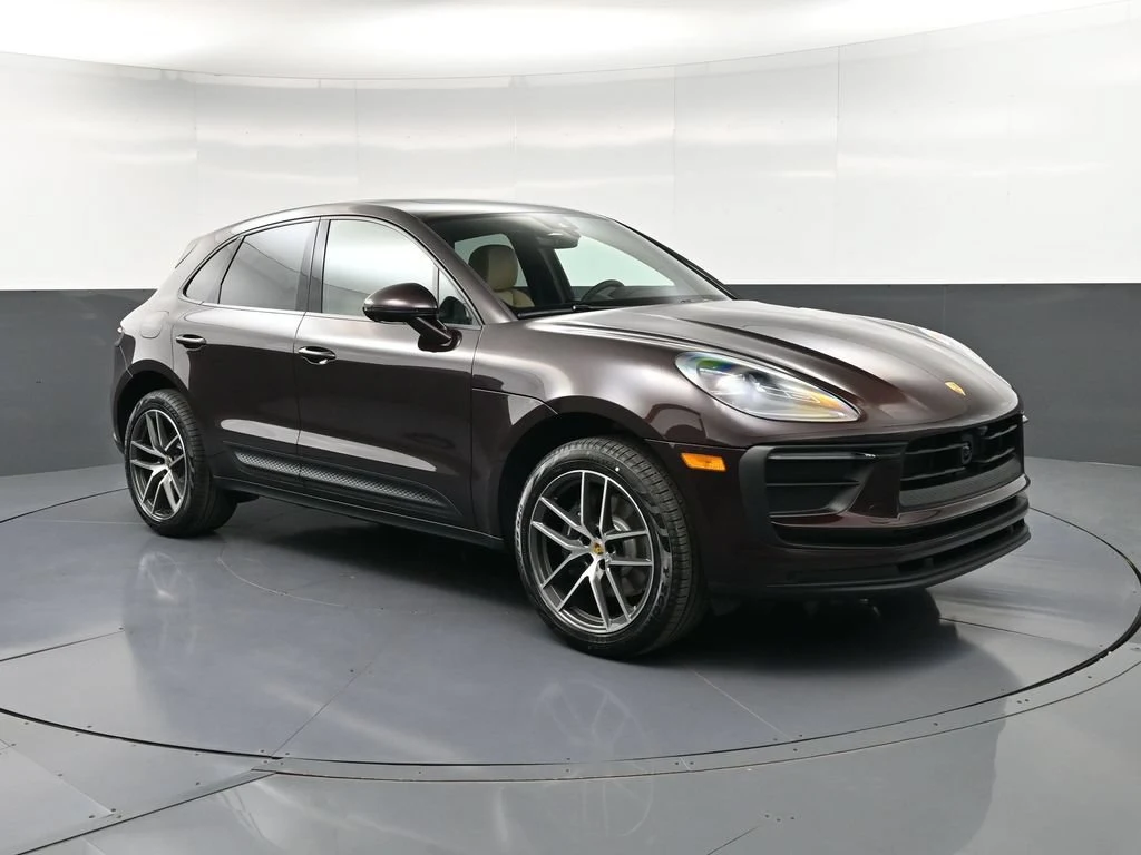 2026 Porsche Macan for sale, front three-quarter view, Red