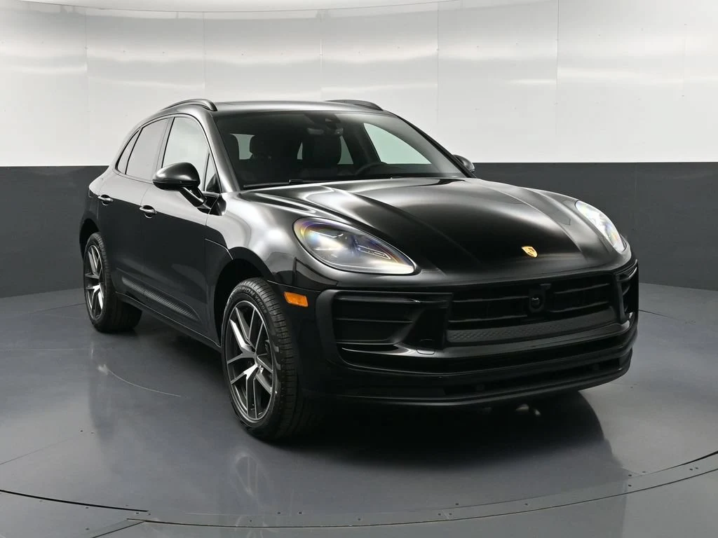 2026 Porsche Macan for sale, front three-quarter view, Black