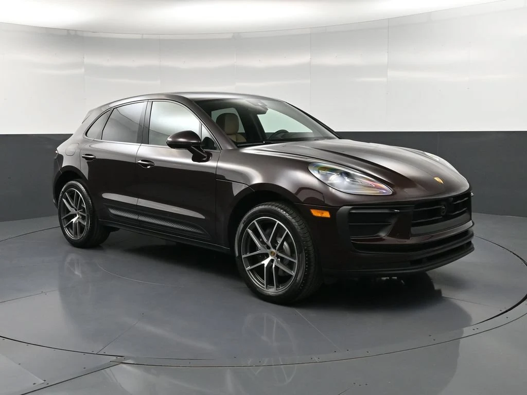 2026 Porsche Macan for sale, front three-quarter view, Red