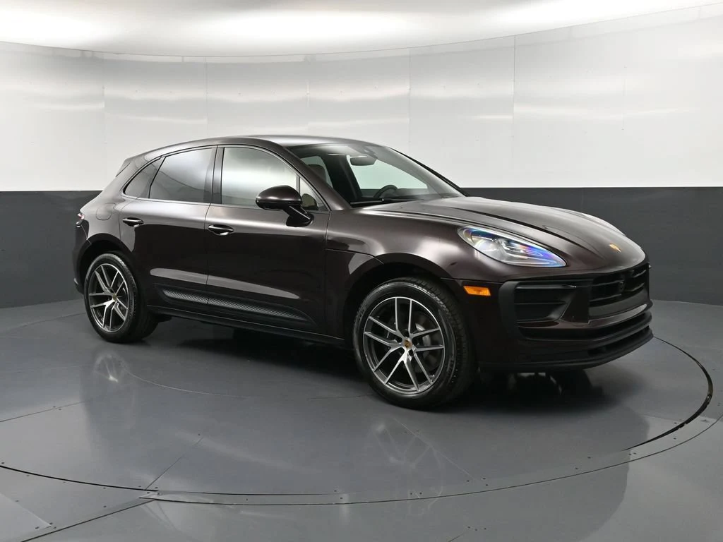 2026 Porsche Macan for sale, front three-quarter view, Red