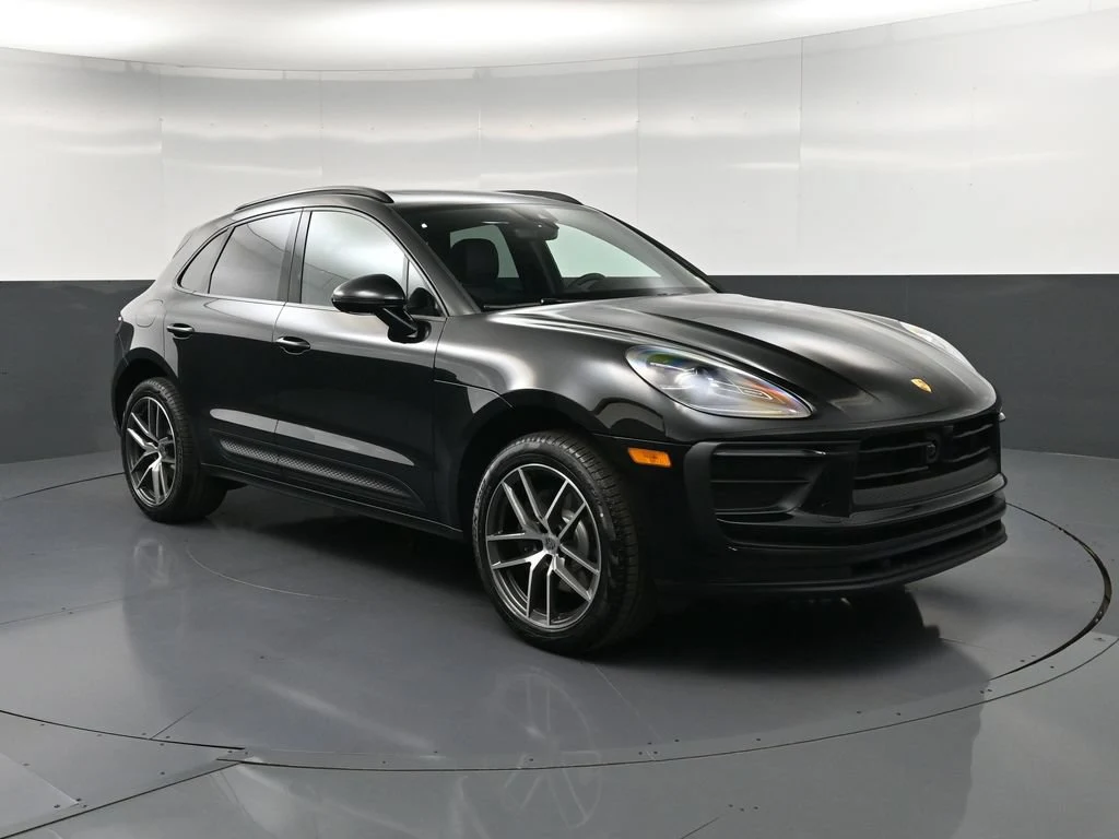 2026 Porsche Macan for sale, front three-quarter view, Black