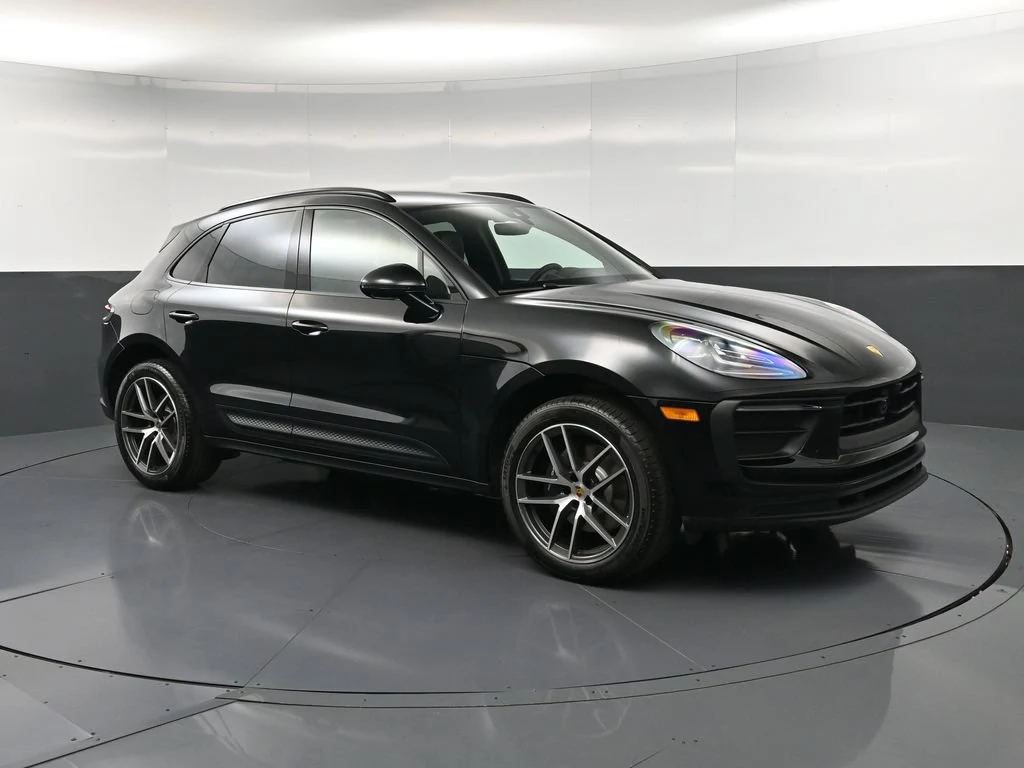 2026 Porsche Macan for sale, front three-quarter view, Black