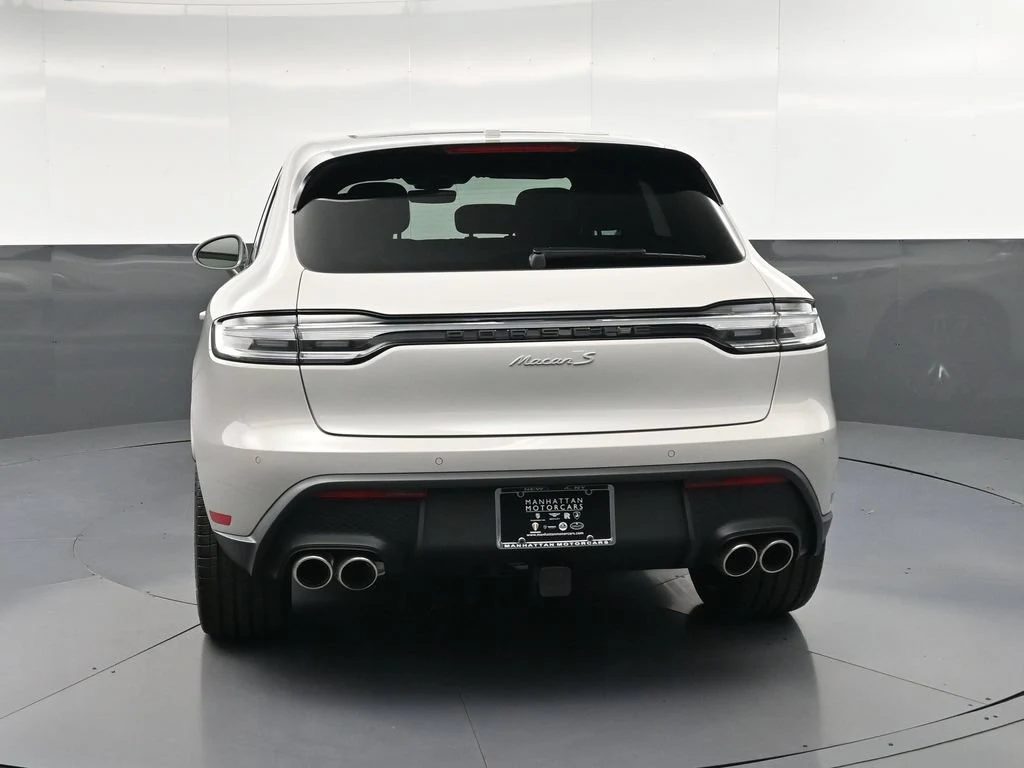 2026 Porsche Macan S, rear three-quarter view, Grey