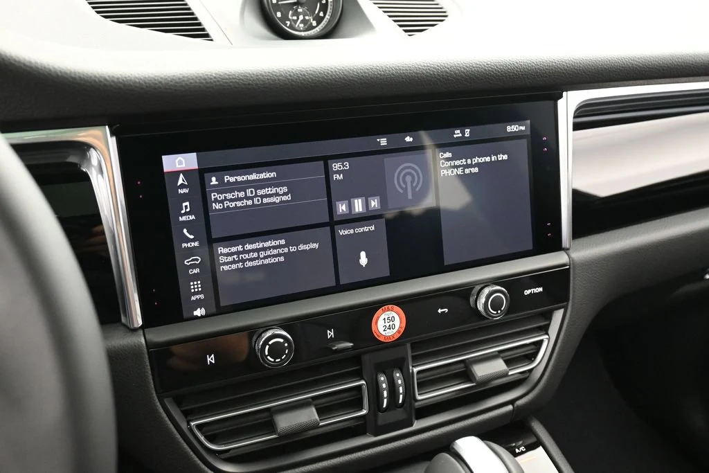 2026 Porsche Macan S interior, dashboard, Black
