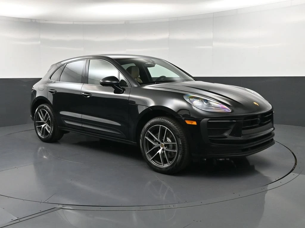 2026 Porsche Macan for sale, front three-quarter view, Black