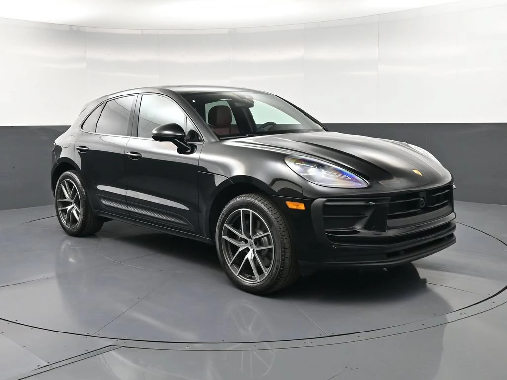 2026 Porsche Macan for sale, front three-quarter view, Black