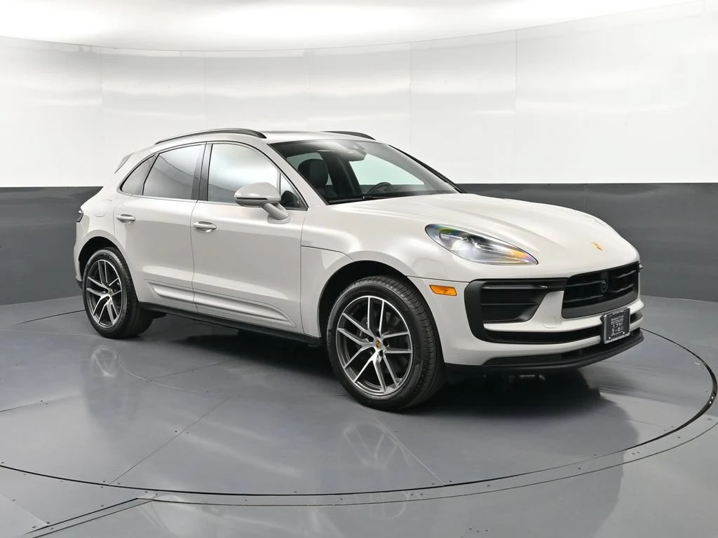 2026 Porsche Macan for sale, front three-quarter view, Grey