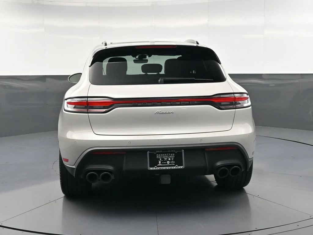 2026 Porsche Macan, rear three-quarter view, Grey
