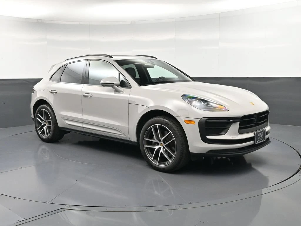 2026 Porsche Macan for sale, front three-quarter view, Grey