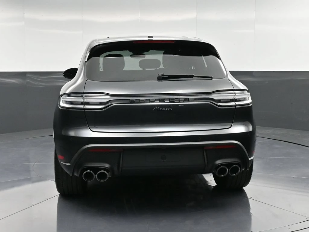 2026 Porsche Macan, rear three-quarter view, Grey