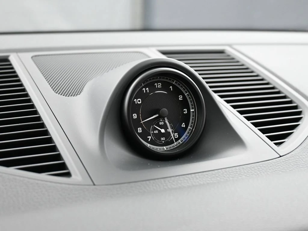 2026 Porsche Macan interior, Black/Mojave Beige