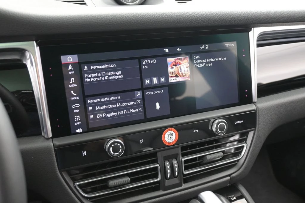 2026 Porsche Macan interior, dashboard, Black