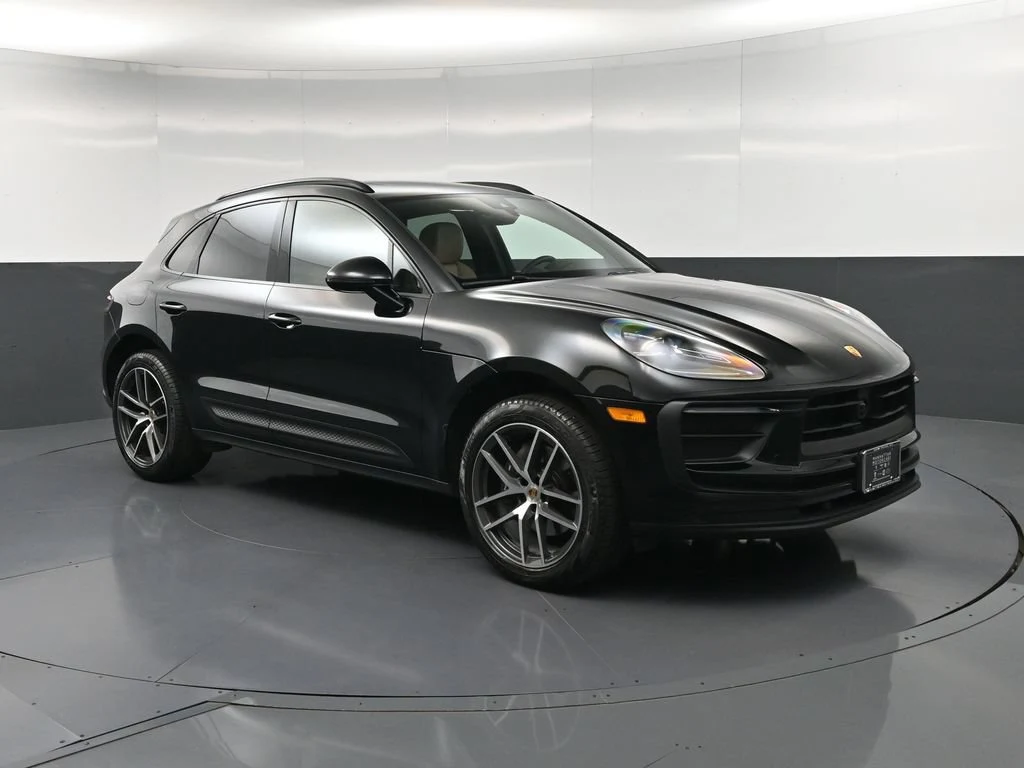 2026 Porsche Macan for sale, front three-quarter view, Black