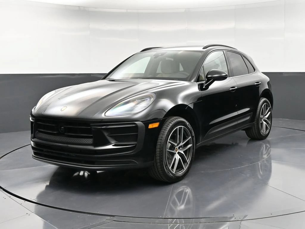 2026 Porsche Macan for sale, front three-quarter view, Black