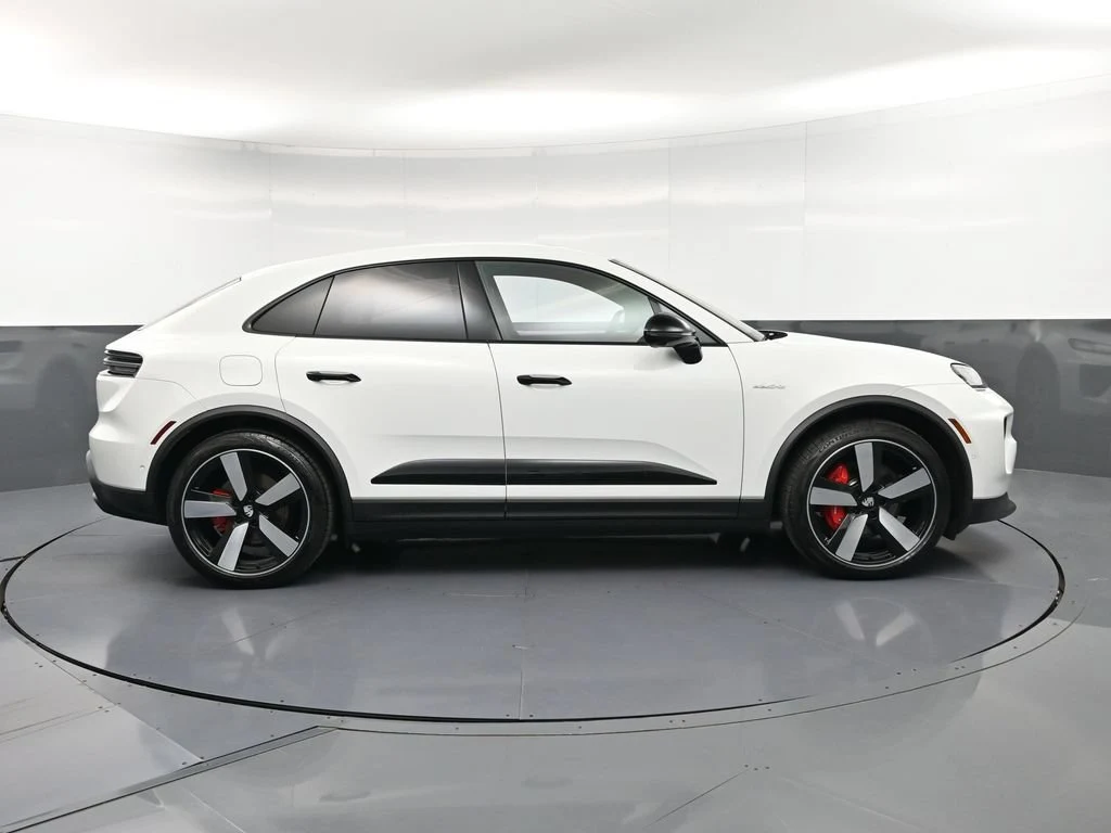 2025 Porsche Macan 4S Electric, side profile, White