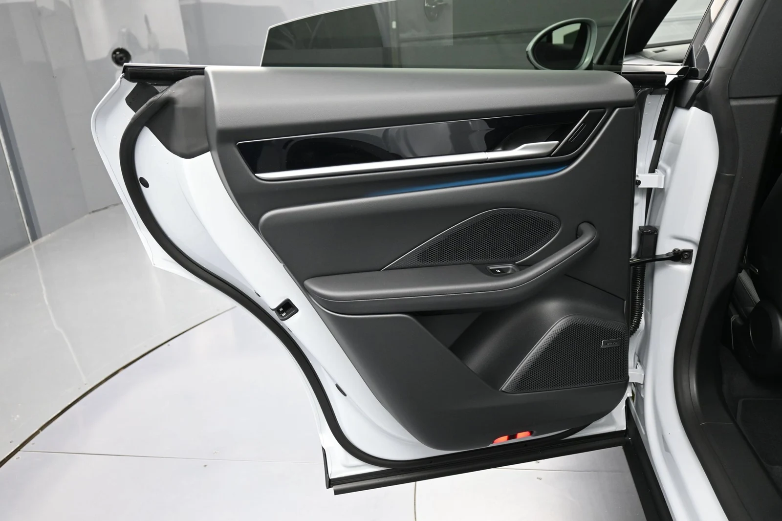 2026 Porsche Macan 4 Electric interior, door panel, Black