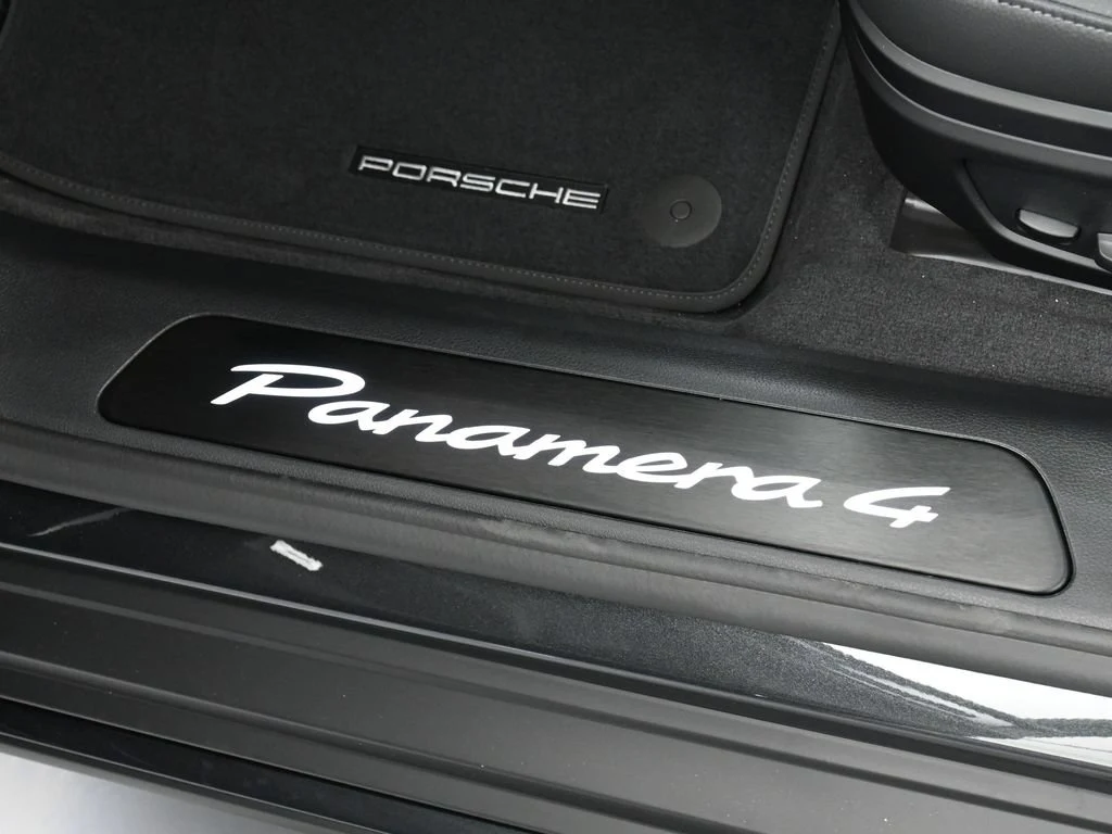 2026 Porsche Panamera 4 E-Hybrid interior, door sill, Black