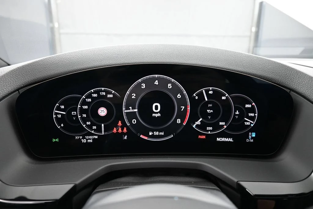 2026 Porsche Panamera 4 interior, Black