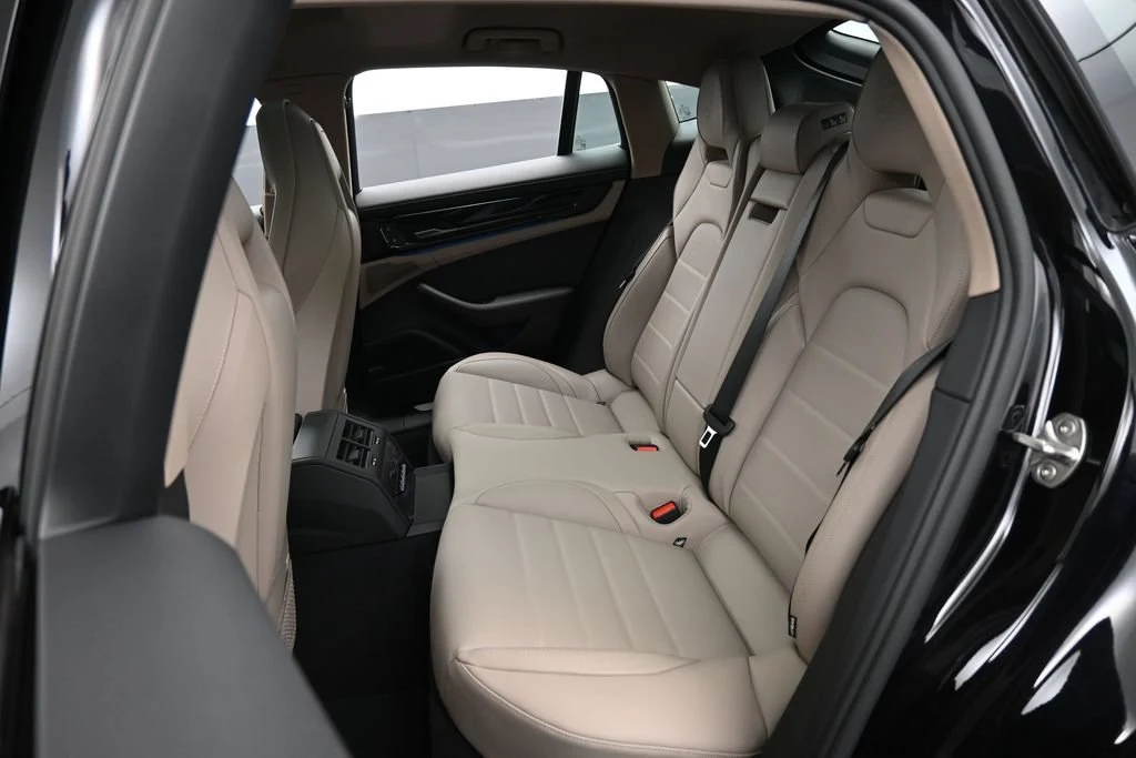 2026 Porsche Panamera 4 interior, seats, Black/Limestone Beige