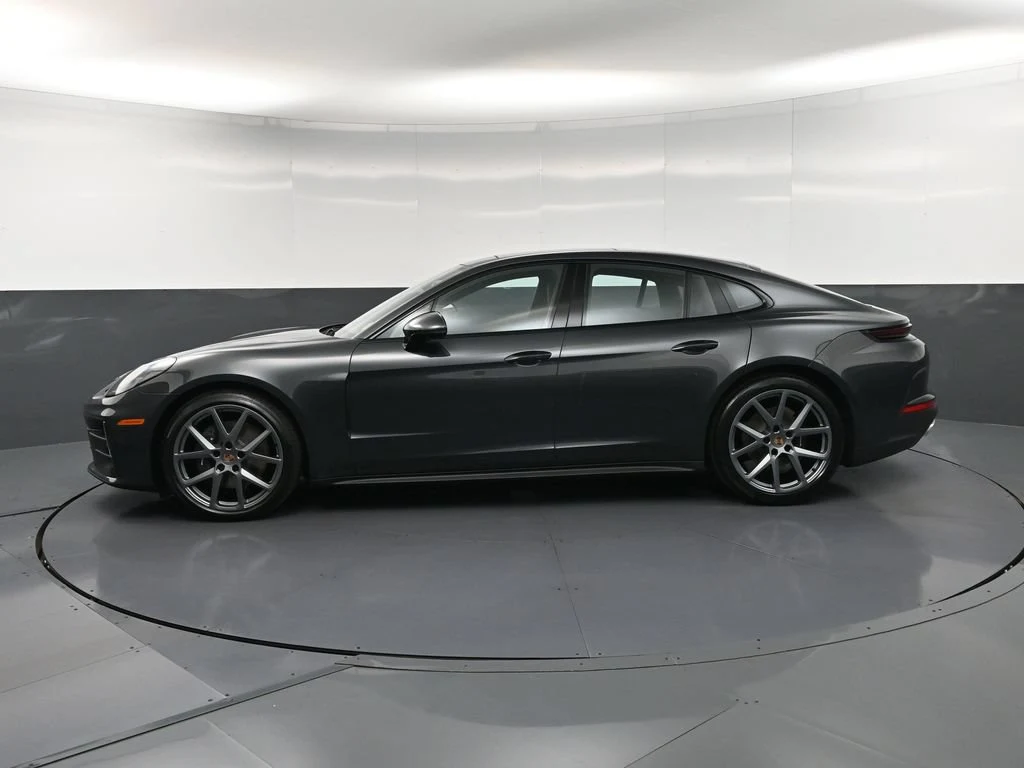 2026 Porsche Panamera 4, side profile, Grey