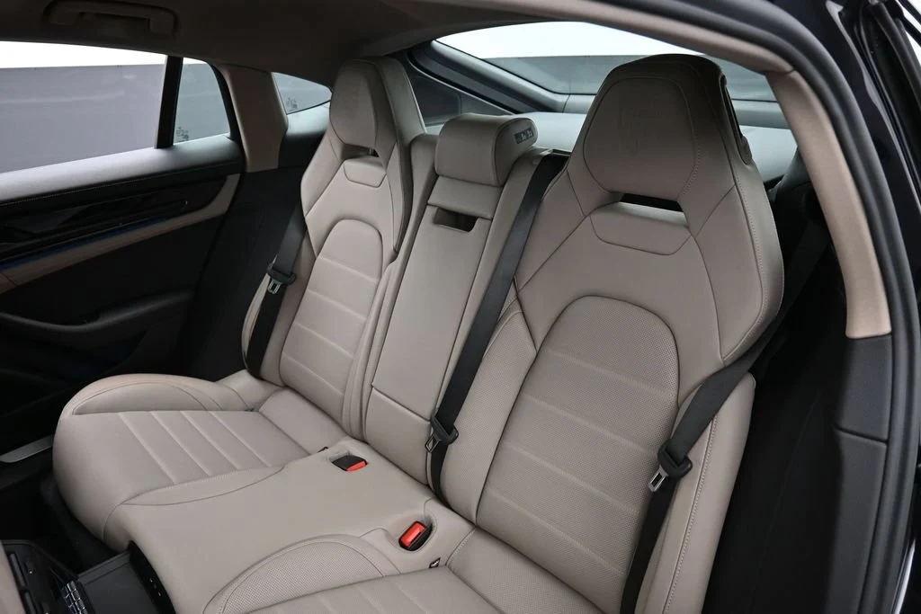 2026 Porsche Panamera 4 interior, seats, Black/Limestone Beige
