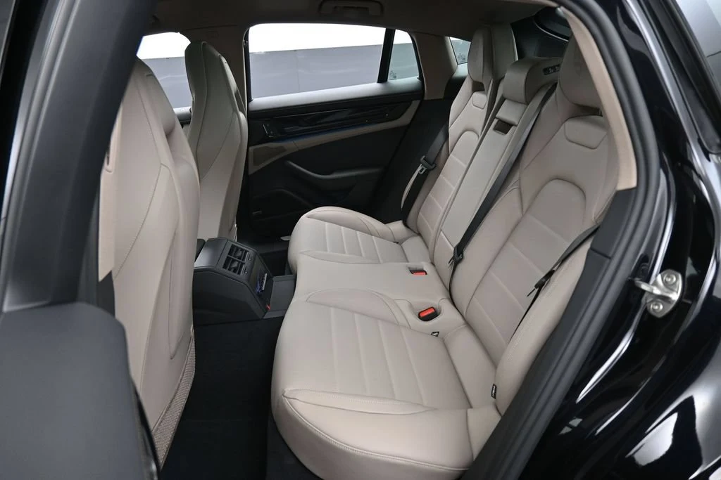 2026 Porsche Panamera 4 interior, seats, Black/Limestone Beige