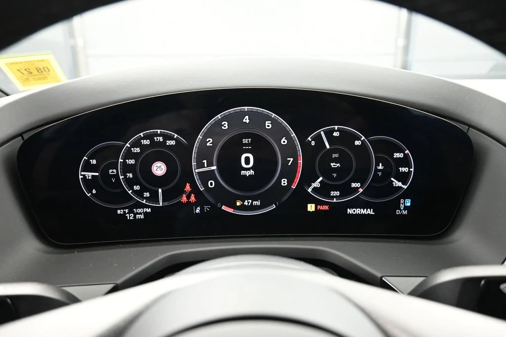2026 Porsche Panamera 4 interior, Black