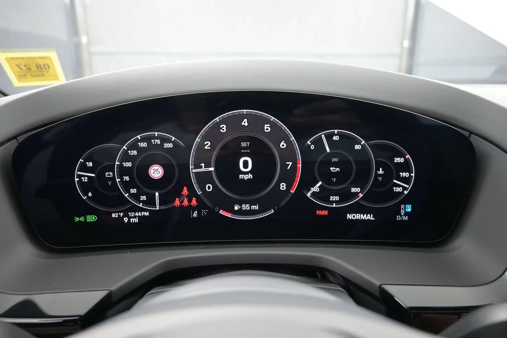 2026 Porsche Panamera 4 interior, Black/Bordeaux Red