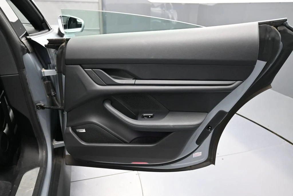 2021 Porsche Taycan 4S interior, door panel, Black