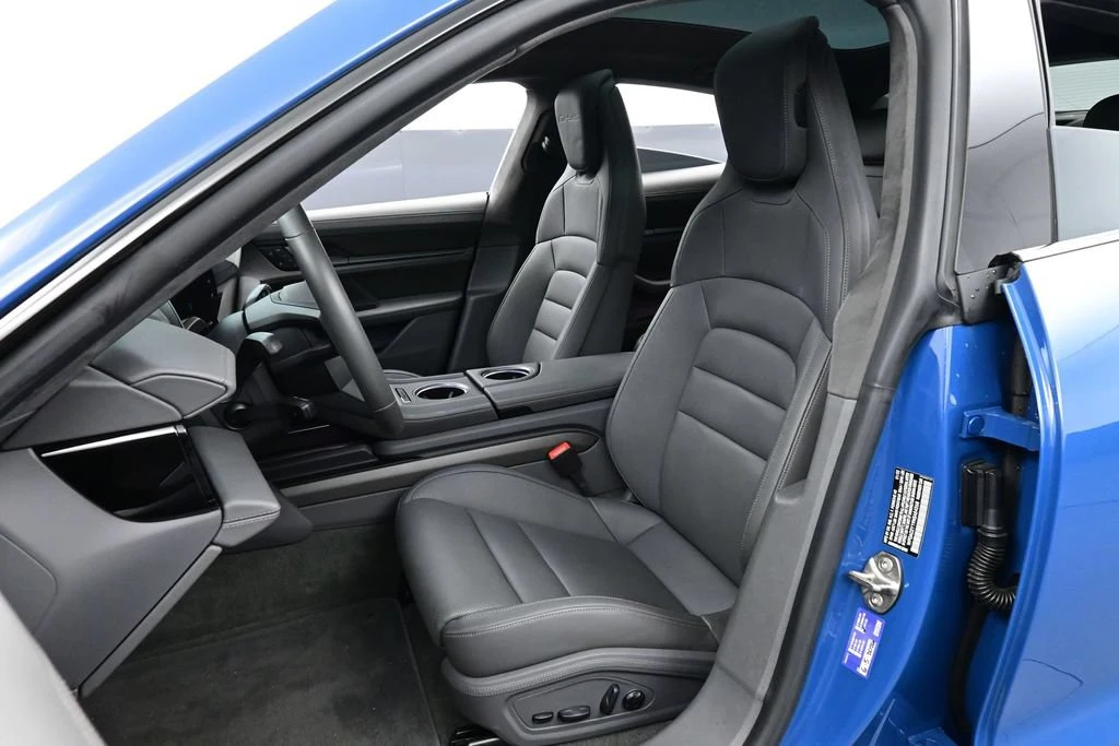 2022 Porsche Taycan Turbo S interior, seats, Slate Grey