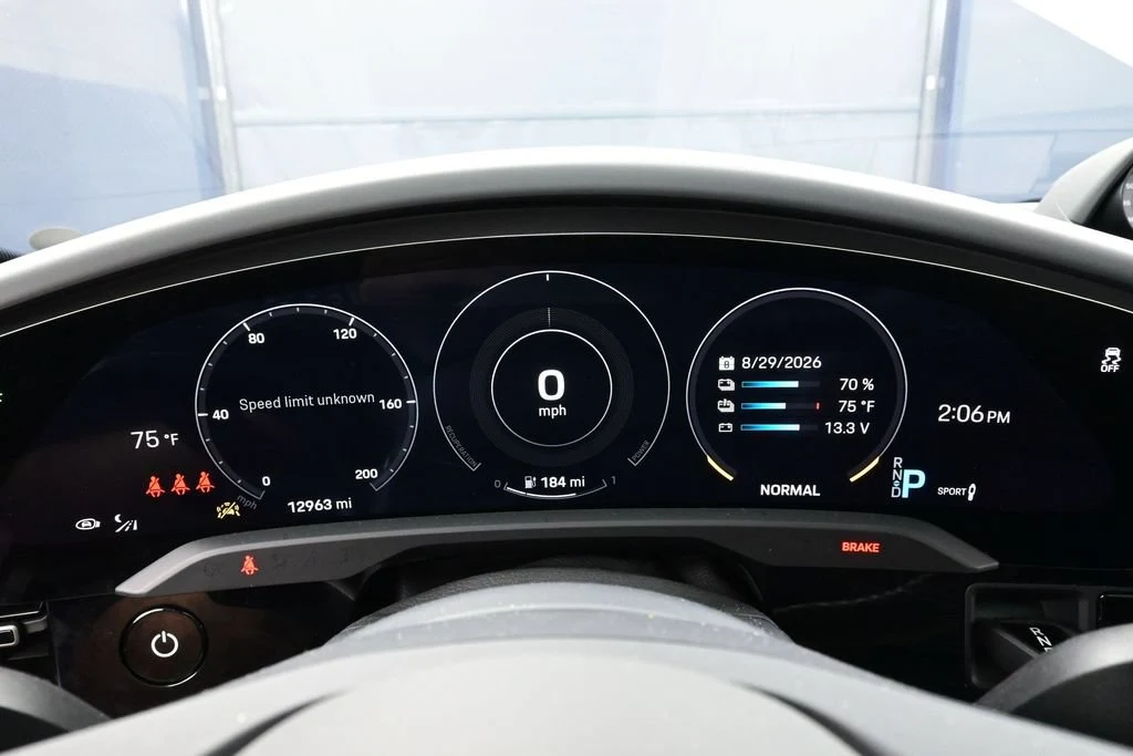 2022 Porsche Taycan Turbo S interior, Slate Grey
