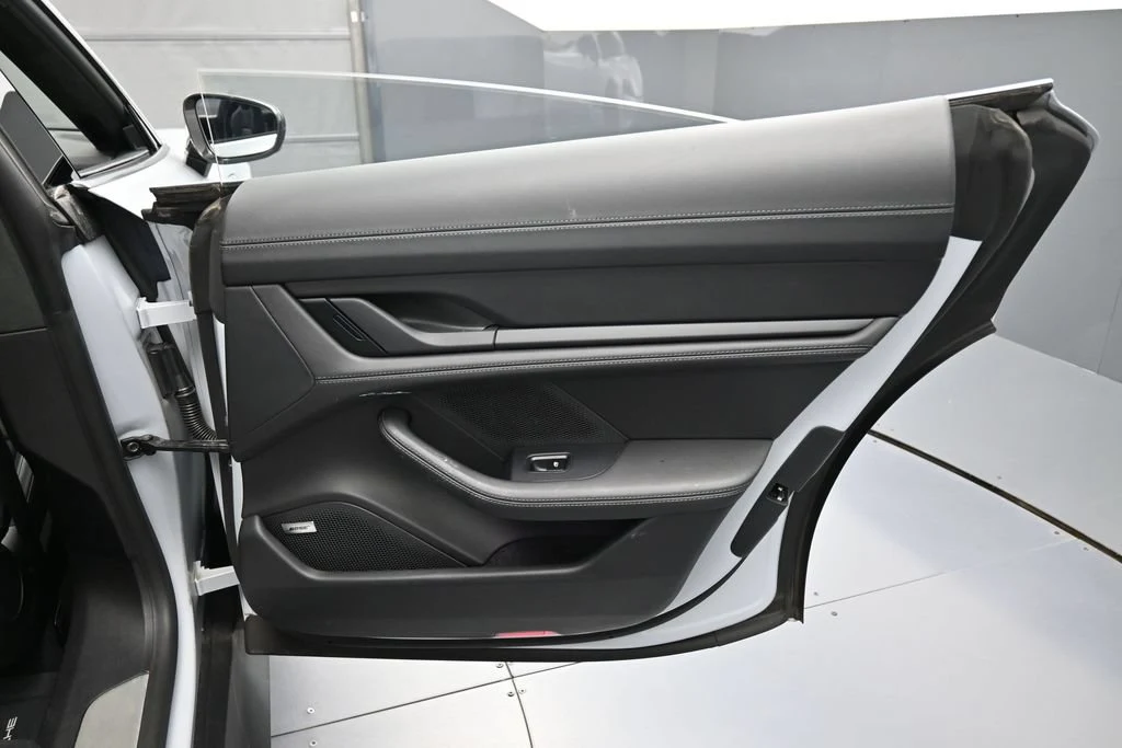 2024 Porsche Taycan 4S interior, door panel, Black