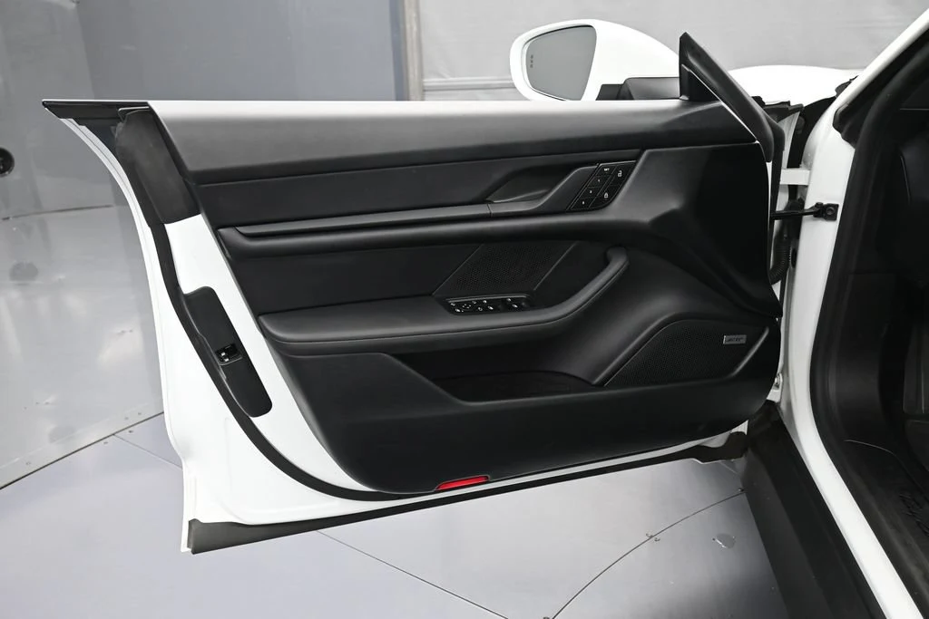 2024 Porsche Taycan interior, door panel, Black