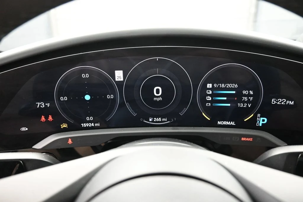 2024 Porsche Taycan interior, Black