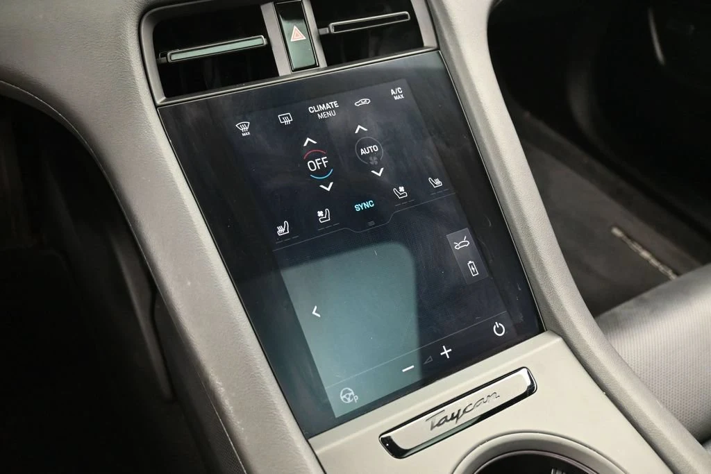 2024 Porsche Taycan interior, Black