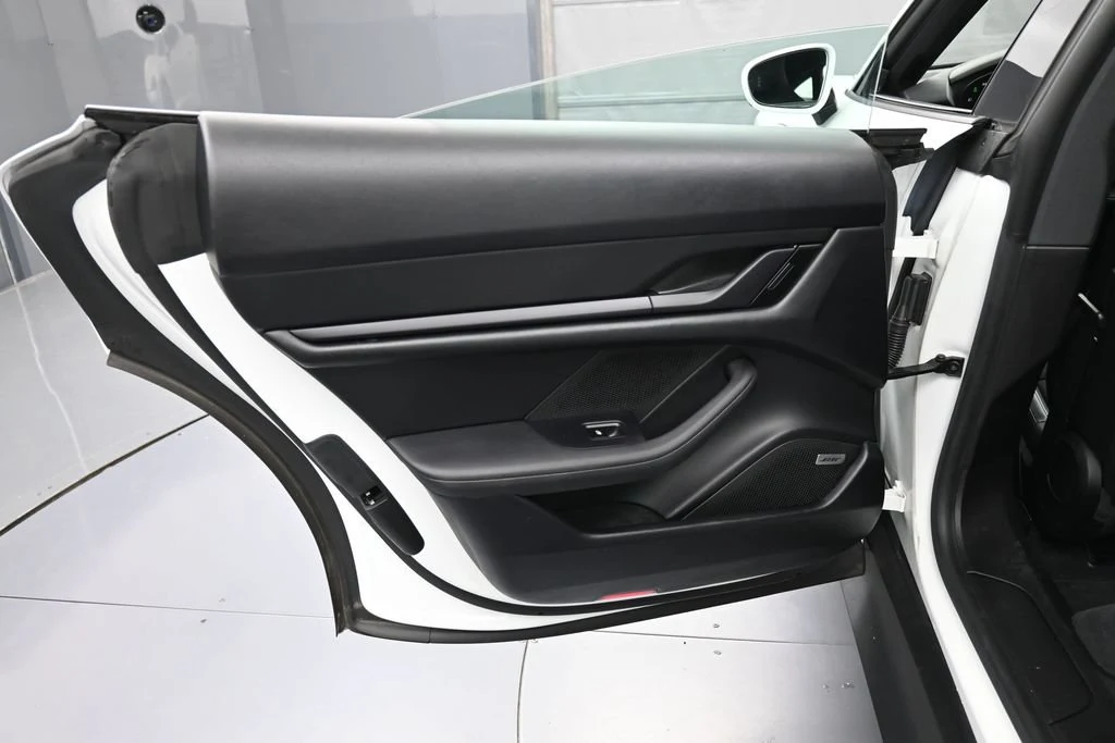 2024 Porsche Taycan interior, door panel, Black