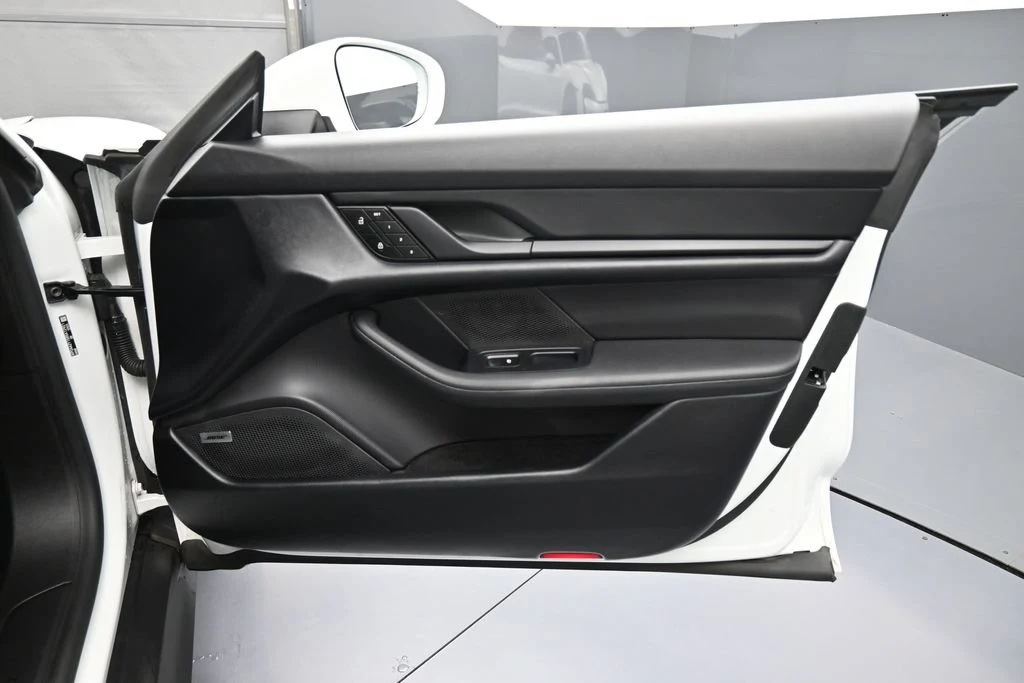 2024 Porsche Taycan interior, door panel, Black