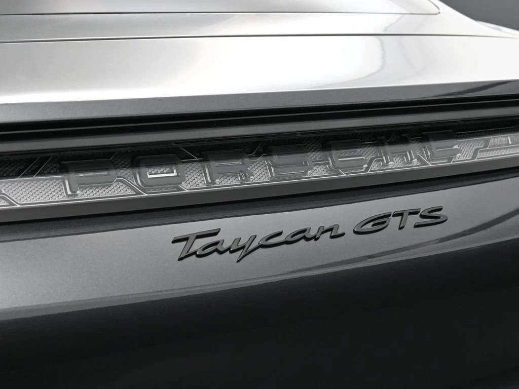 2026 Porsche Taycan GTS interior, door sill, Black
