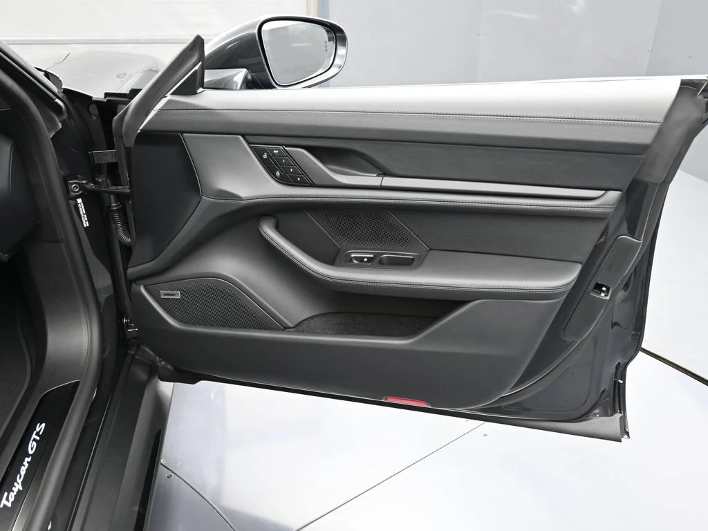 2026 Porsche Taycan GTS interior, door panel, Black